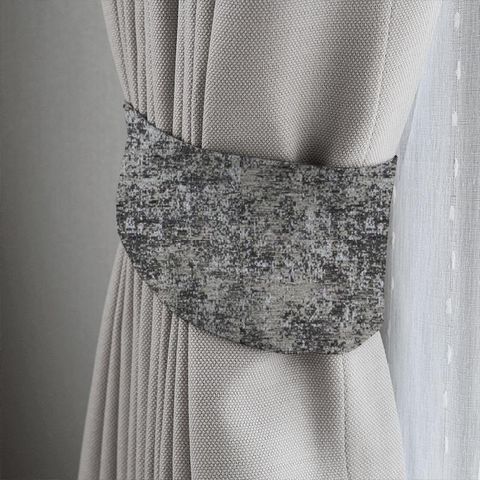 Shimmer Charcoal Tieback