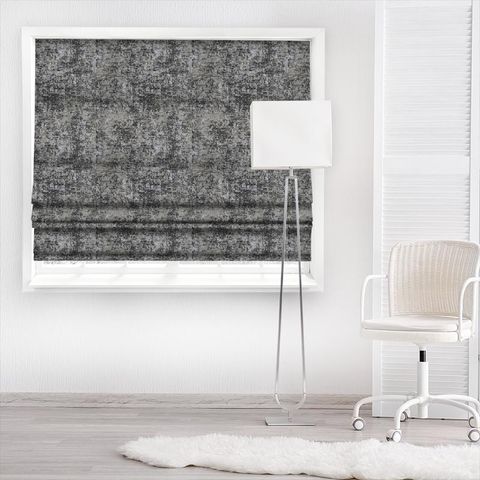Shimmer Charcoal Made To Measure Roman Blind