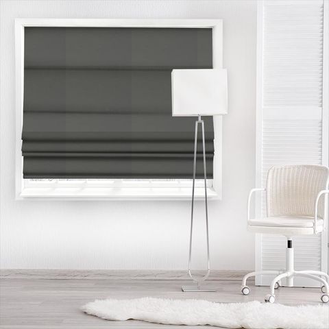 Spectrum Charcoal Made To Measure Roman Blind