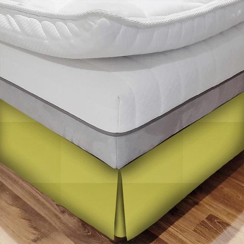 Spectrum Chartreuse Bed Base Valance