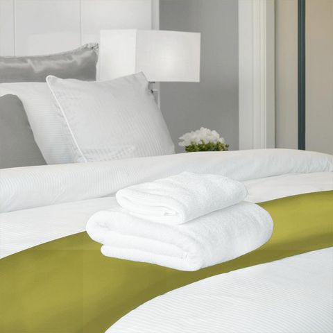 Spectrum Chartreuse Bed Runner