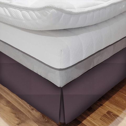 Spectrum Damson Bed Base Valance