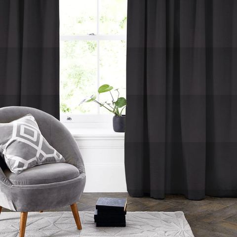 Spectrum Ebony Made To Measure Curtain