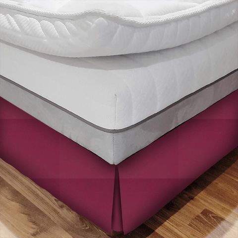 Spectrum Fuchsia Bed Base Valance