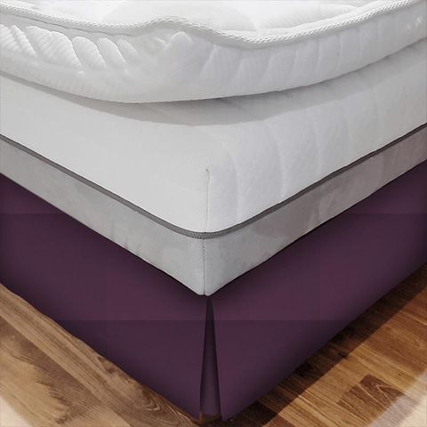 Spectrum Grape Bed Base Valance