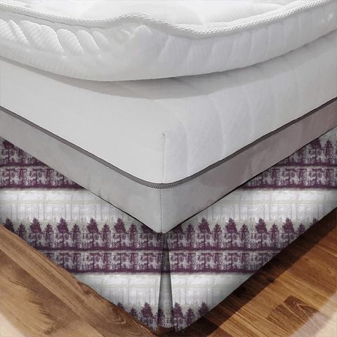 Navarra Mulberry Bed Base Valance