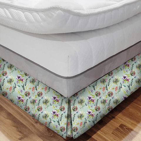 Catalina Seafoam Bed Base Valance