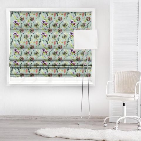 Catalina Seafoam Made To Measure Roman Blind