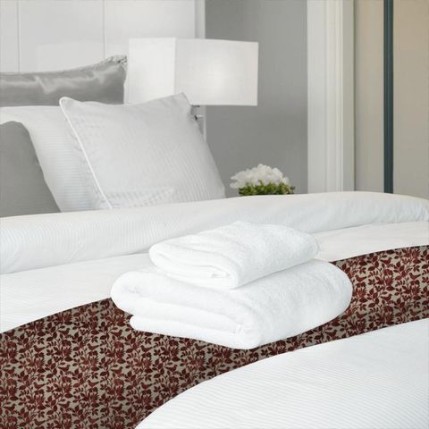 Orchard Birds Coral Bed Runner