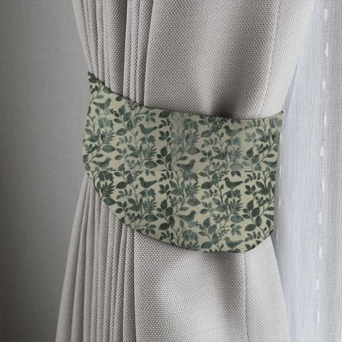 Orchard Birds Eau De Nil Tieback