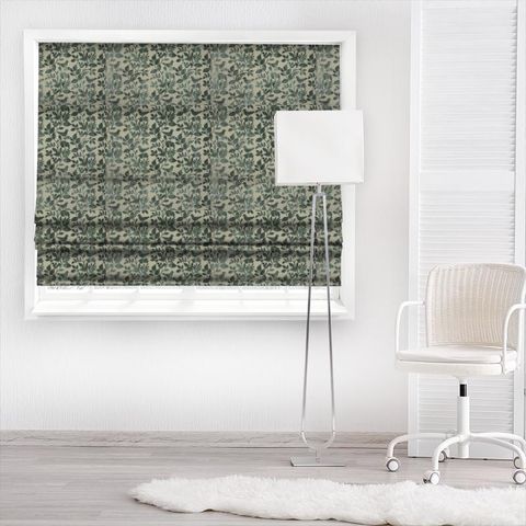 Orchard Birds Eau De Nil Made To Measure Roman Blind