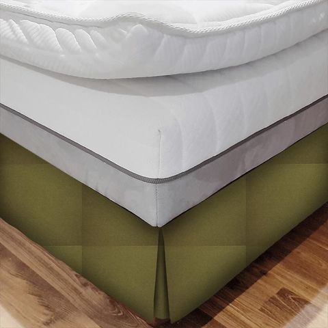 Canvas Pistachio Bed Base Valance