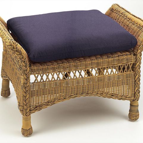 Canvas Violet Box Cushion