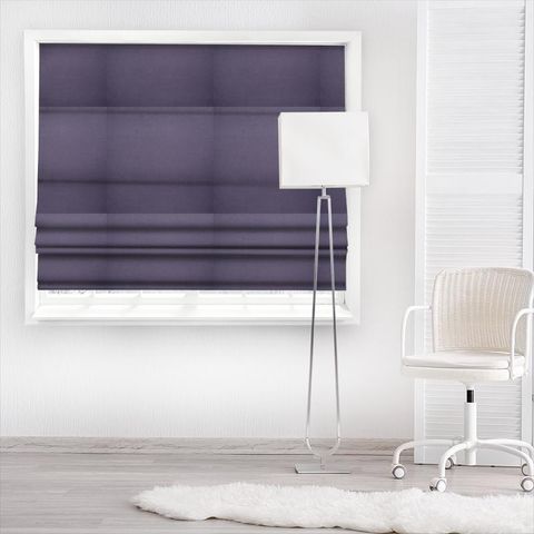 Canvas Violet Made To Measure Roman Blind