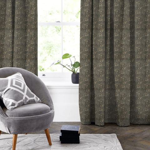 Indira Charcoal Made To Measure Curtain