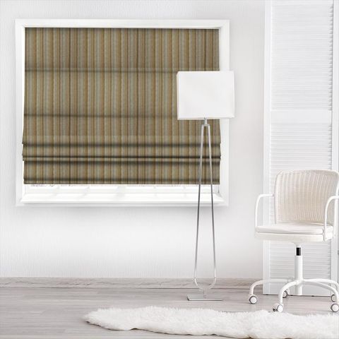 Maya Olive Made To Measure Roman Blind