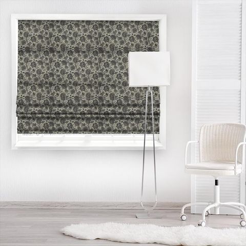 Samira Ebony Made To Measure Roman Blind