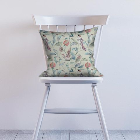 Colyford Loganberry Parchment Cushion