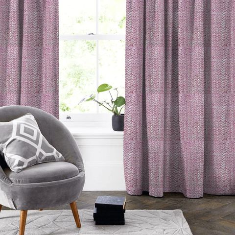 Jedburgh Raspberry Made To Measure Curtain