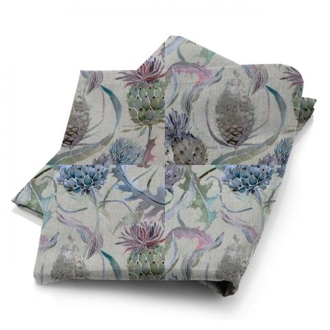 Meadwell Loganberry Parchment Fabric