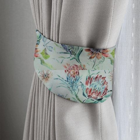 Moorehaven Pomegranate Silver Tieback