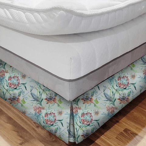 Moorehaven Pomegranate Silver Bed Base Valance