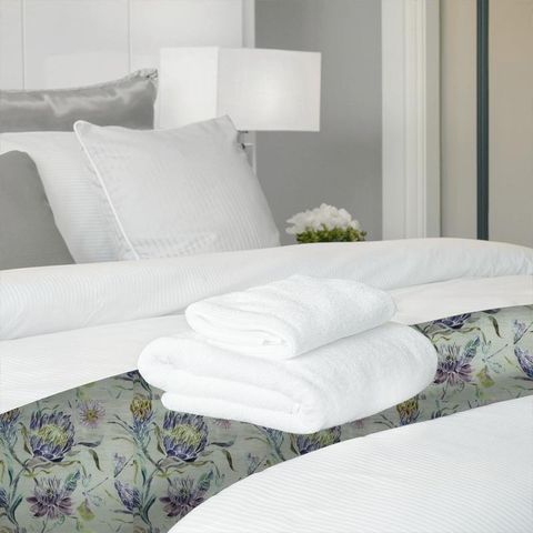 Moorehaven Velvet Periwinkle Bed Runner