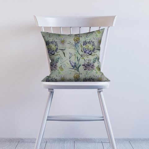 Moorehaven Velvet Periwinkle Cushion