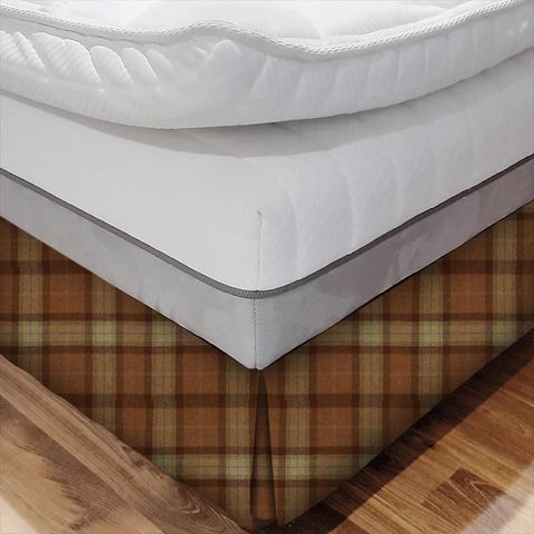 Skye Rust Bed Base Valance