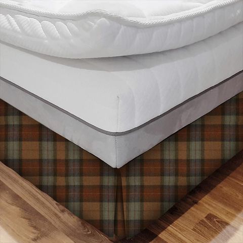 Skye Burnt Orange Bed Base Valance