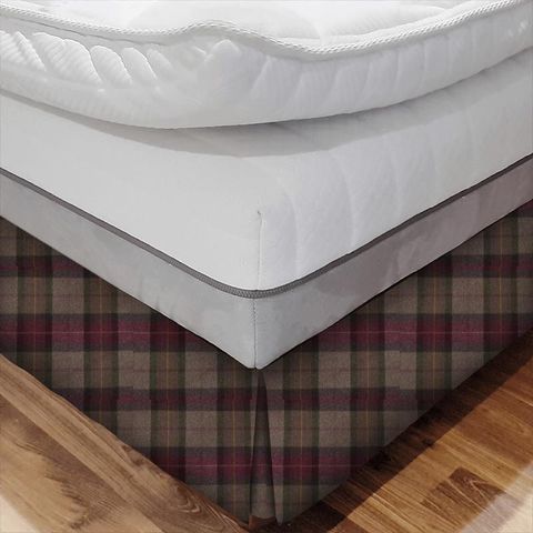 Skye Heather Bed Base Valance