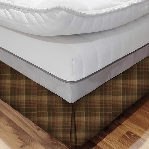 Huntingtower Cocoa Bed Base Valance