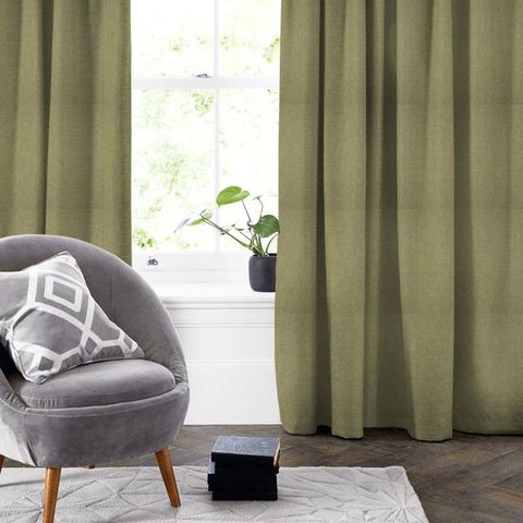 Chevron Lime Made To Measure Curtain