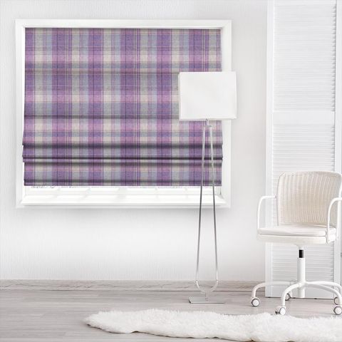 Kincraig Heather Made To Measure Roman Blind