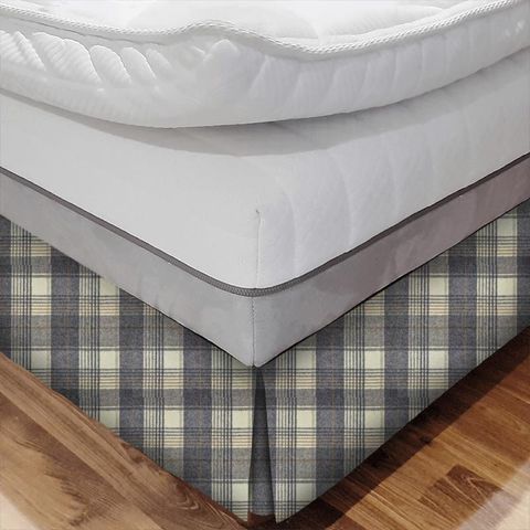 Huntingtower Charcoal Bed Base Valance