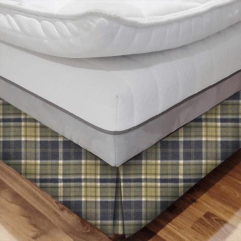 Aysgarth Charcoal Bed Base Valance