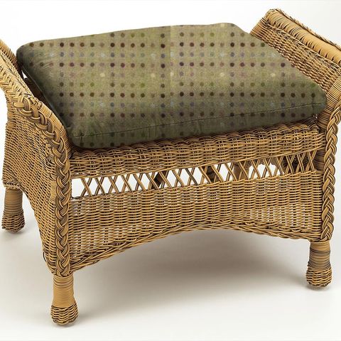 Multispot Lime Box Cushion