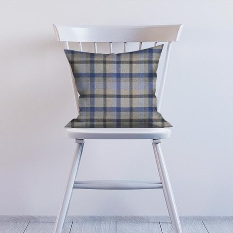 Melbourne Silver/Denim Cushion