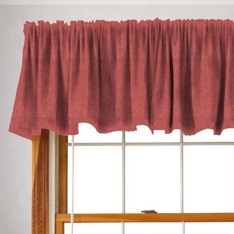 Herringbone Flamingo Valance