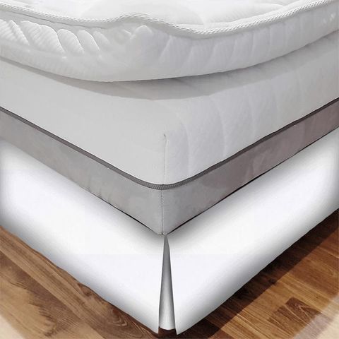 Alora CHALK Bed Base Valance