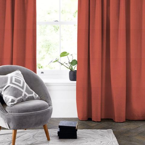 Alora Coral Made To Measure Curtain