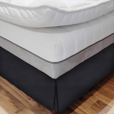 Alora Graphite Bed Base Valance