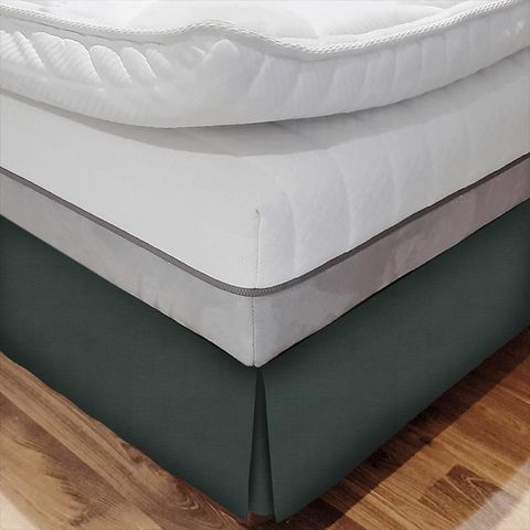 Alora Gunmetal Bed Base Valance