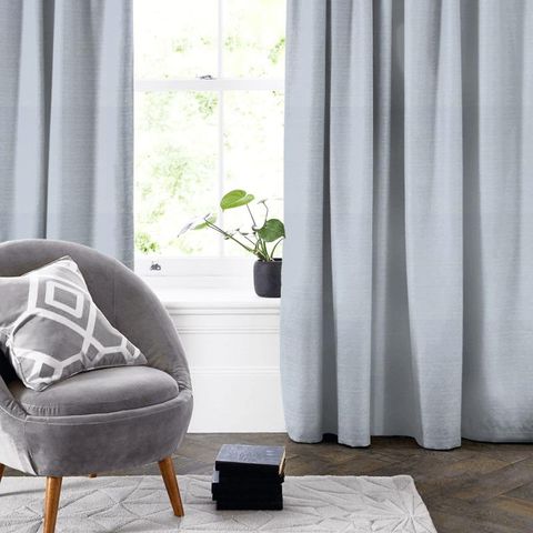 Alora Ice Blue Made To Measure Curtain