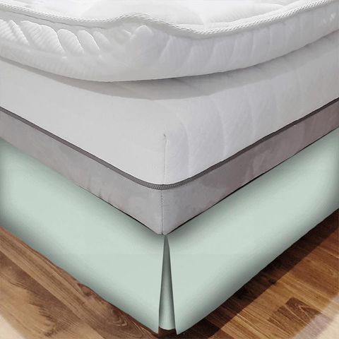 Alora Mint Bed Base Valance