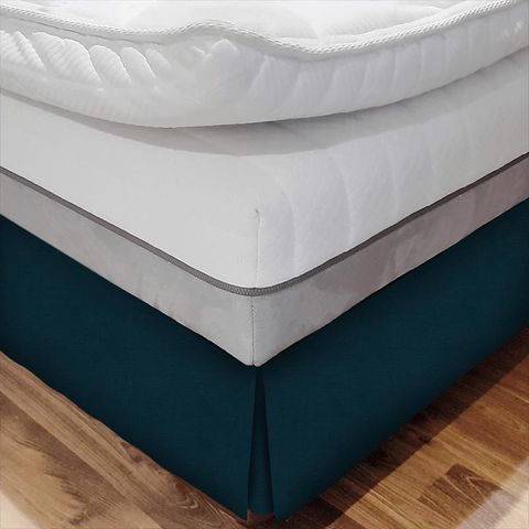 Alora Navy Bed Base Valance