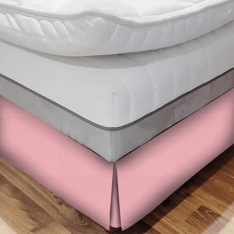 Alora Pink Bed Base Valance