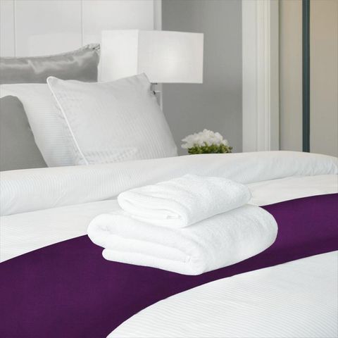 Alora Plum Bed Runner