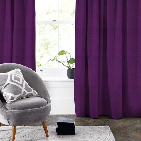 Alora Plum Made To Measure Curtain