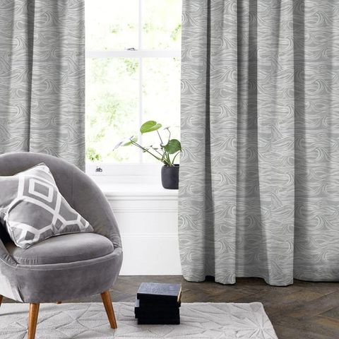 Surf Grey Made To Measure Curtain